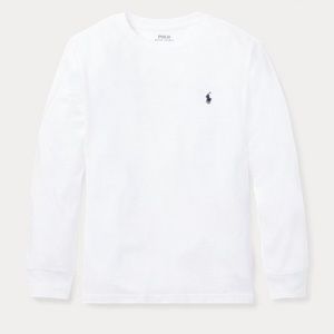 White long sleeve polo Ralph Lauren T-shirt